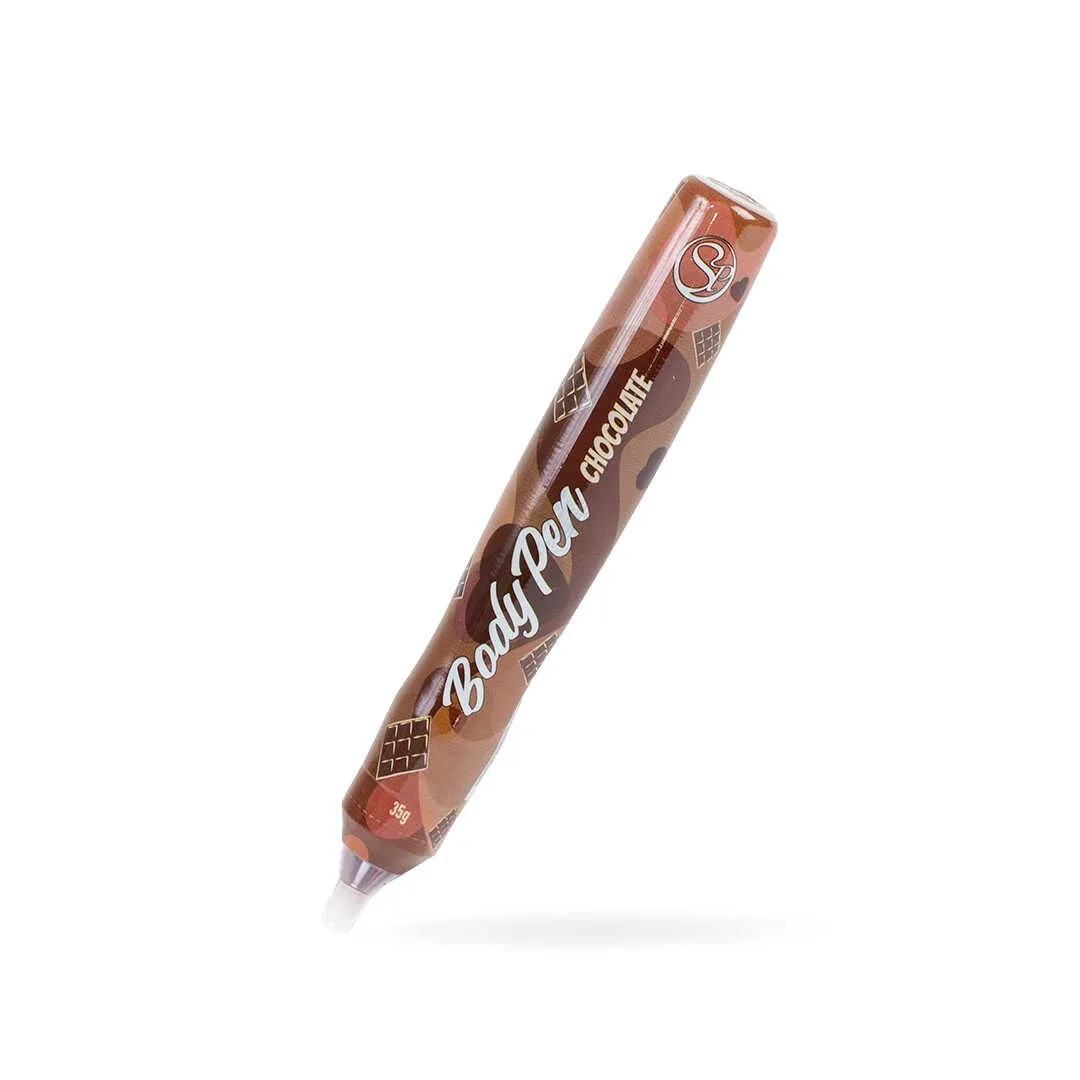 Penna commestibile cioccolato divertente romantica decorazione corpo golosa sensuale elegante raffinata seducente femminile sofisticata