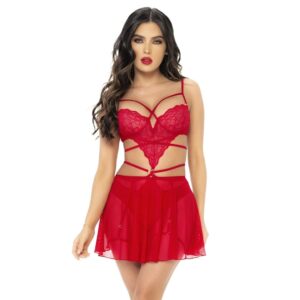 Set 2 In 1 2 Pezzi Rosso – Mal7444Red