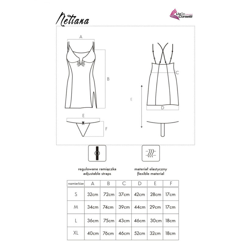 Camicia Da Notte Con Perizoma Sexy - immagine 7