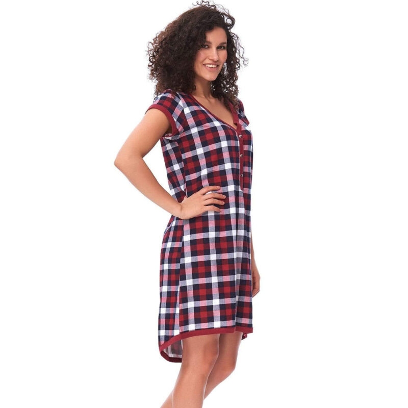 Camicia Da Notte Donna In Cotone - immagine 3