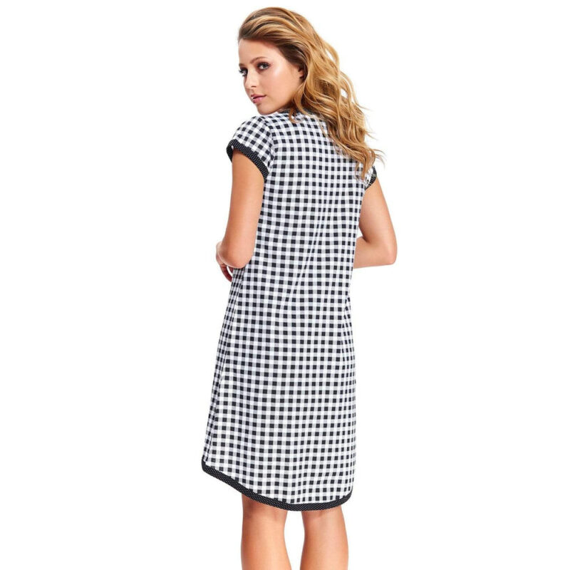 Camicia Da Notte Lunga Da Donna In Cotone - immagine 4