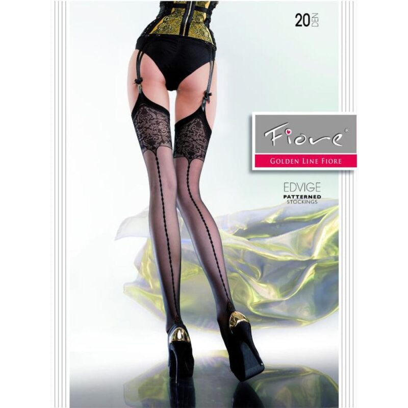 Calze Edvige 20 Den - Nero