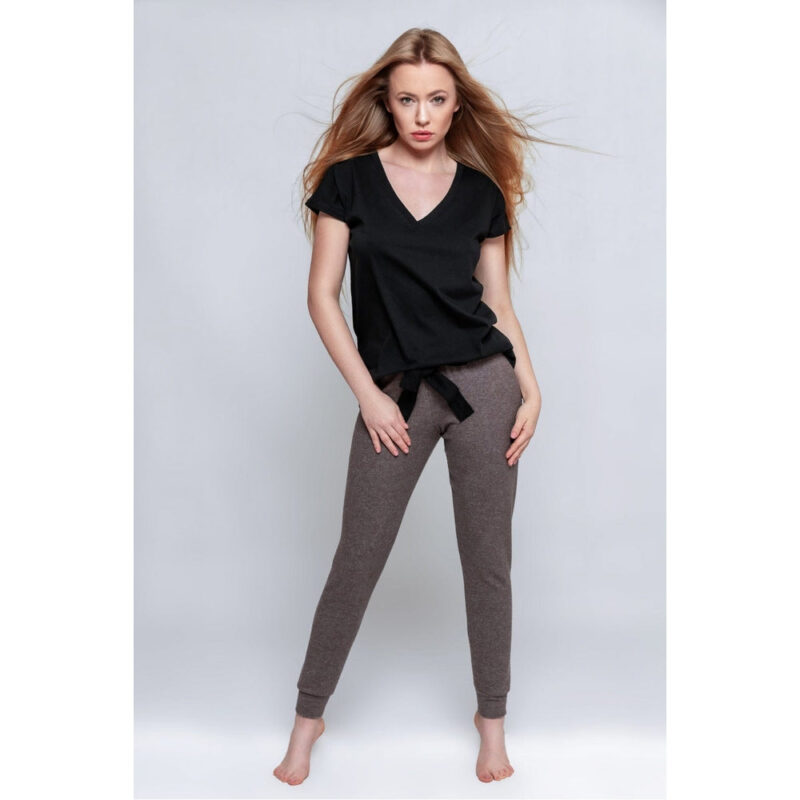 Set Pigiama Donna Nero - immagine 4