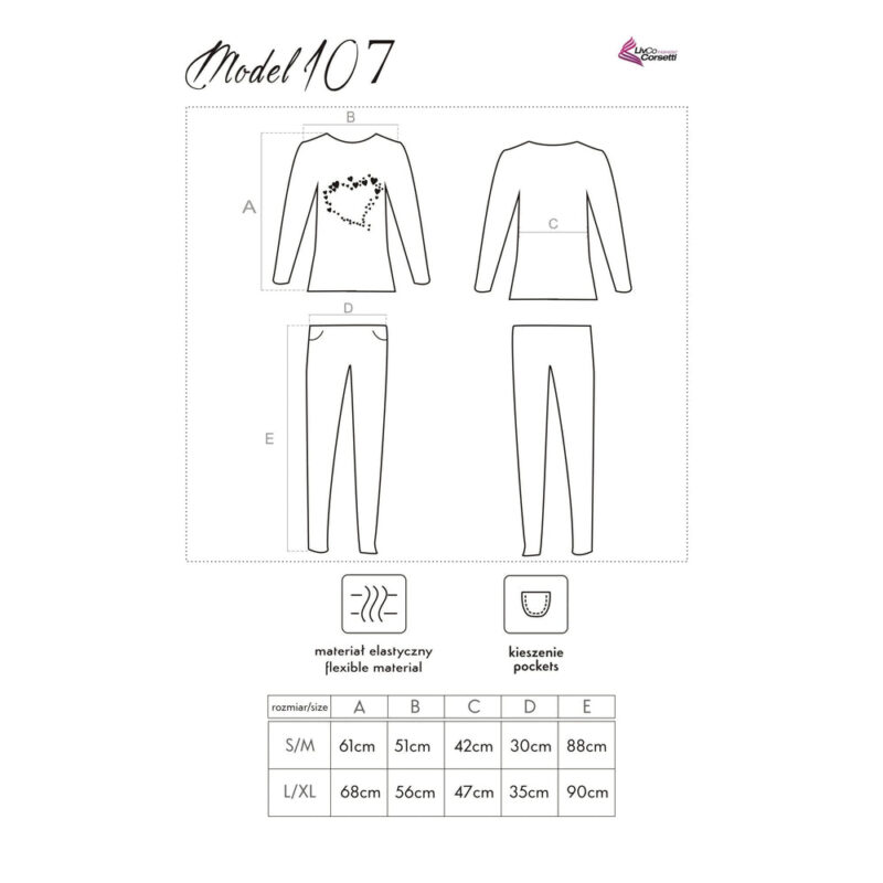 Set Pigiama Donna Manica Lunga - immagine 5