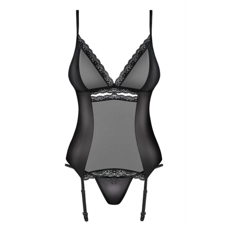 Bustier In Pizzo Nero - immagine 5