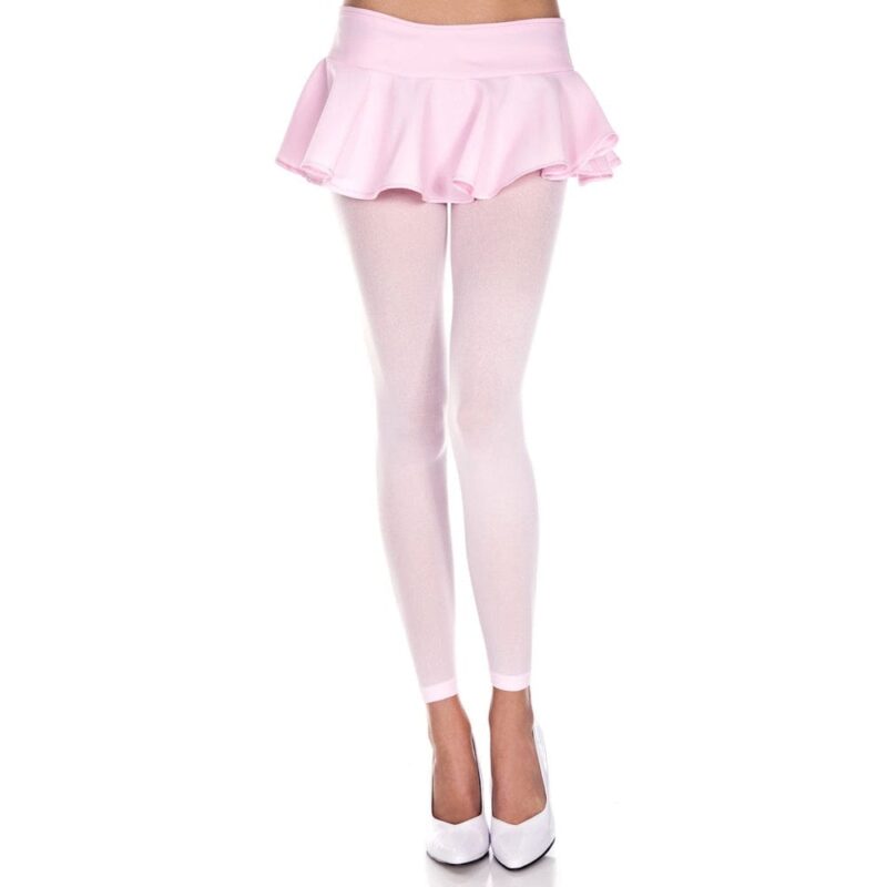 Leggings Sottili Opachi In Tinta Unita Rosa - Mh35747Bpk