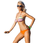 Costume Da Bagno Arancione A 2 Pezzi