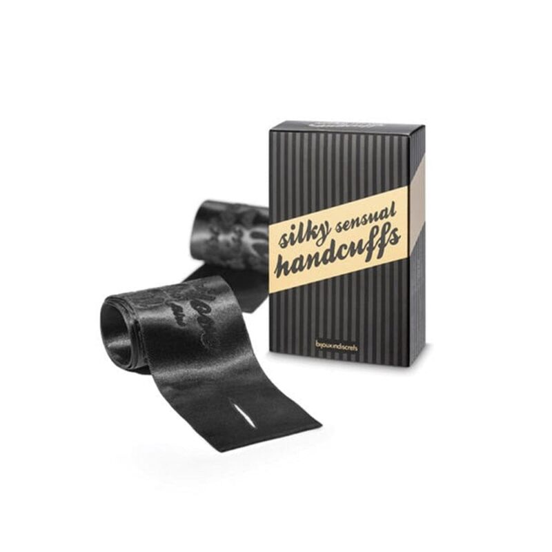 Manette Sensuali - Fascette Di Raso - Nero - immagine 2