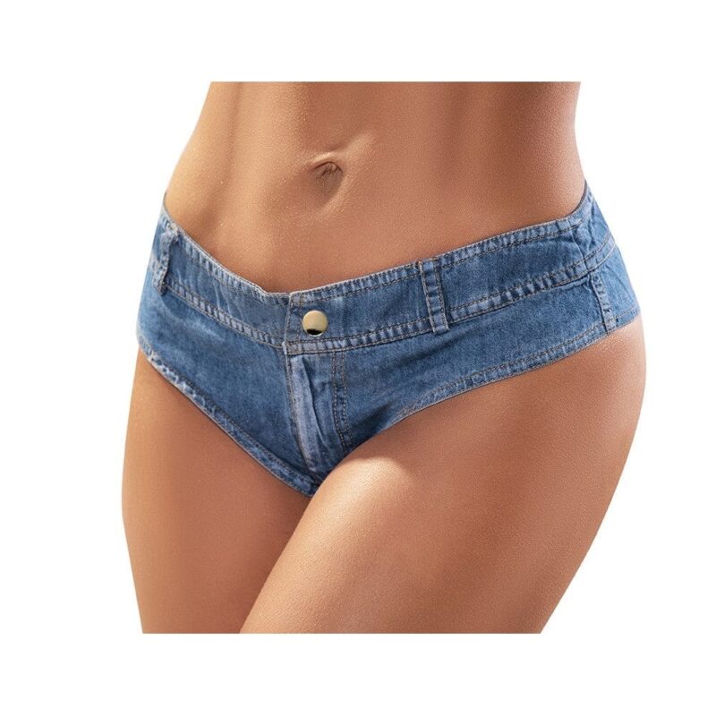 Micropantaloncini In Finto Denim - Mal105Cha
