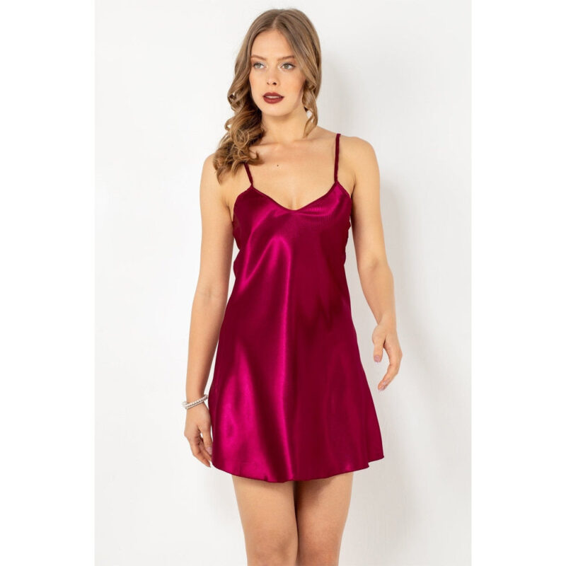Babydoll Rosso Bordeaux - immagine 2