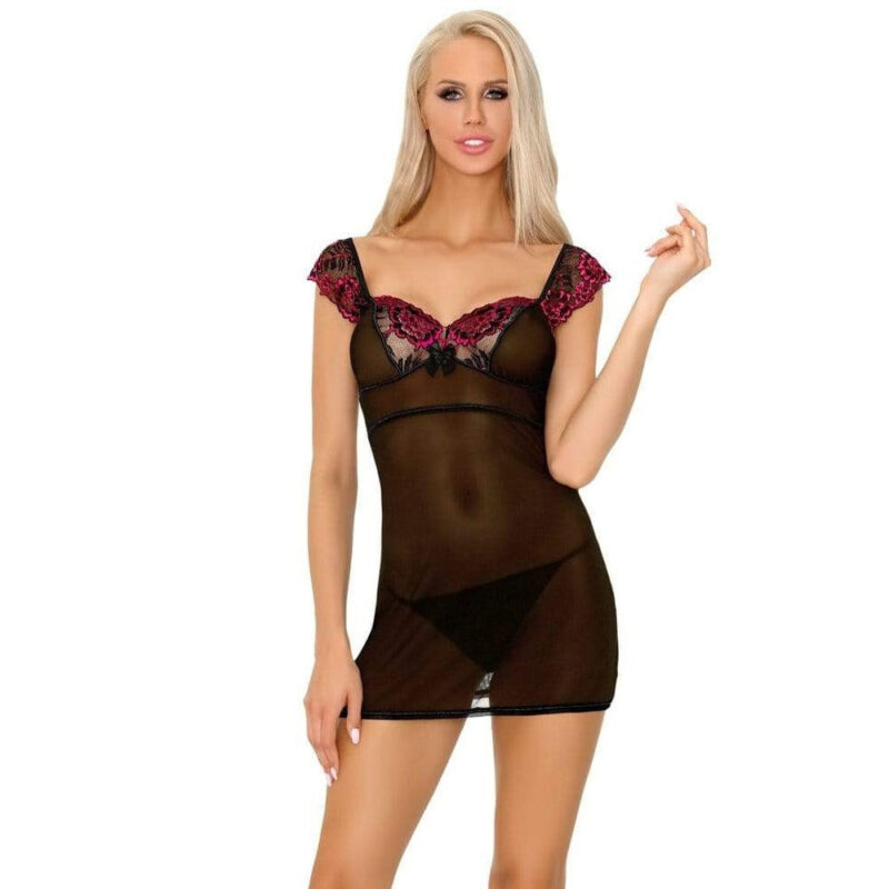 Babydoll In Pizzo Trasparente