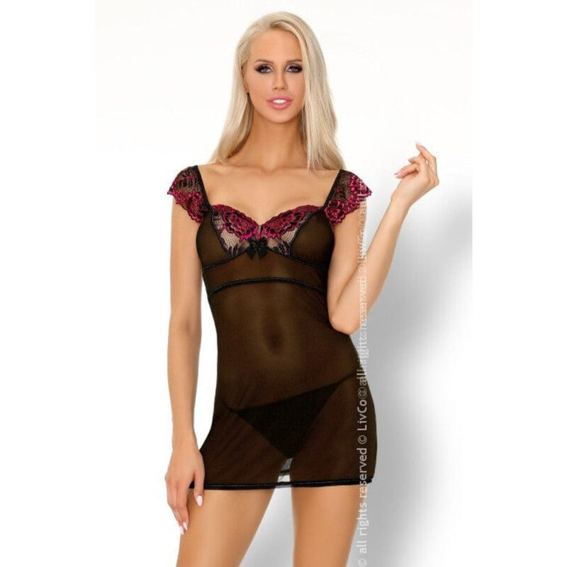 Babydoll In Pizzo Trasparente - immagine 4