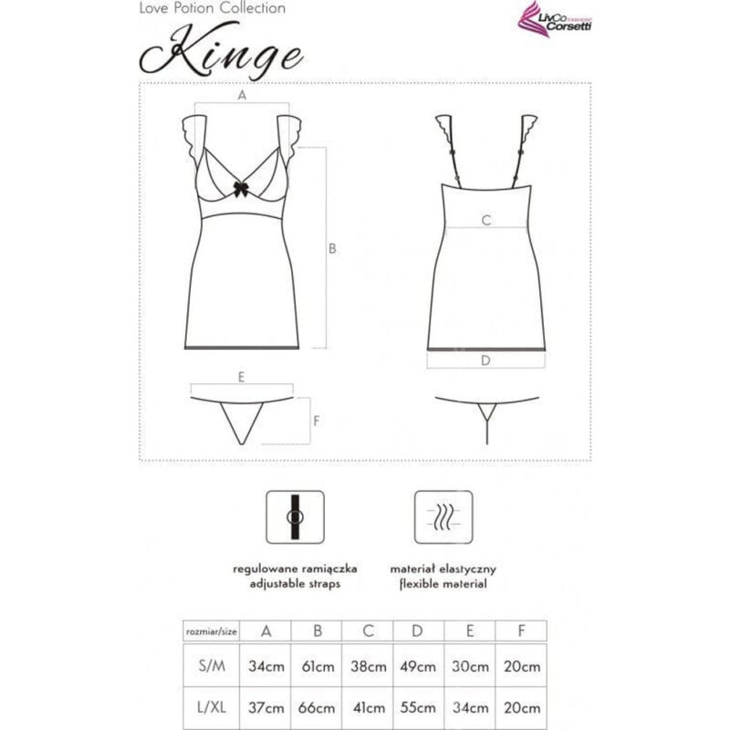 Babydoll In Pizzo Trasparente - immagine 9