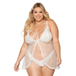 Babydoll Bianco Grande