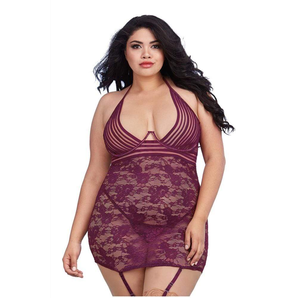 Reggicalze Babydoll Taglia Grande