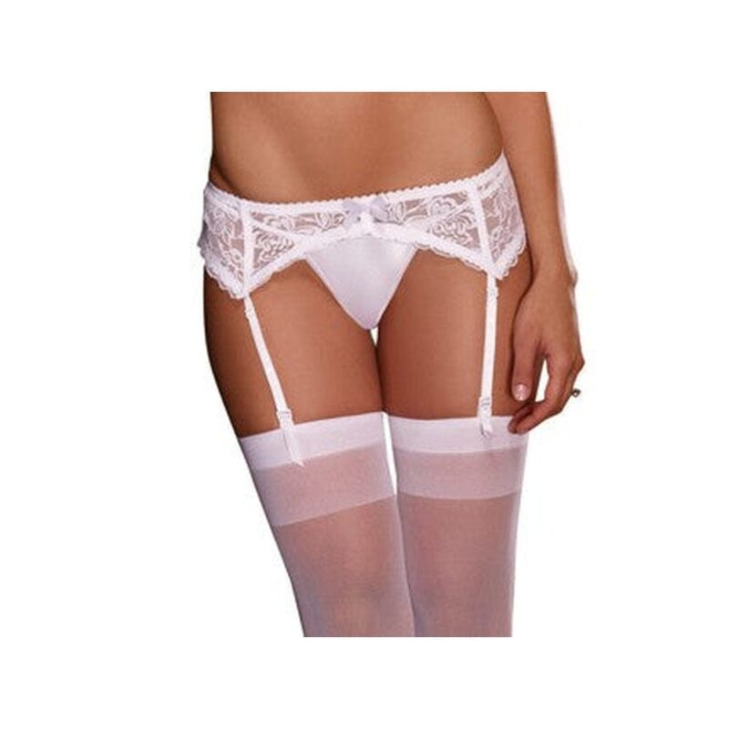 Reggicalze In Pizzo - Dg8735Wht - immagine 3