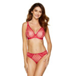 Reggiseno Rosso Trasparente