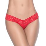 Tanga Sexy In Pizzo Rosso