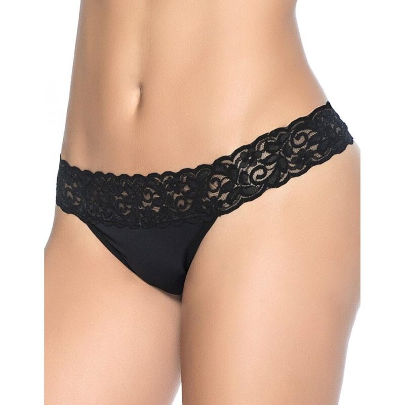 Tanga Nero Sexy - immagine 2
