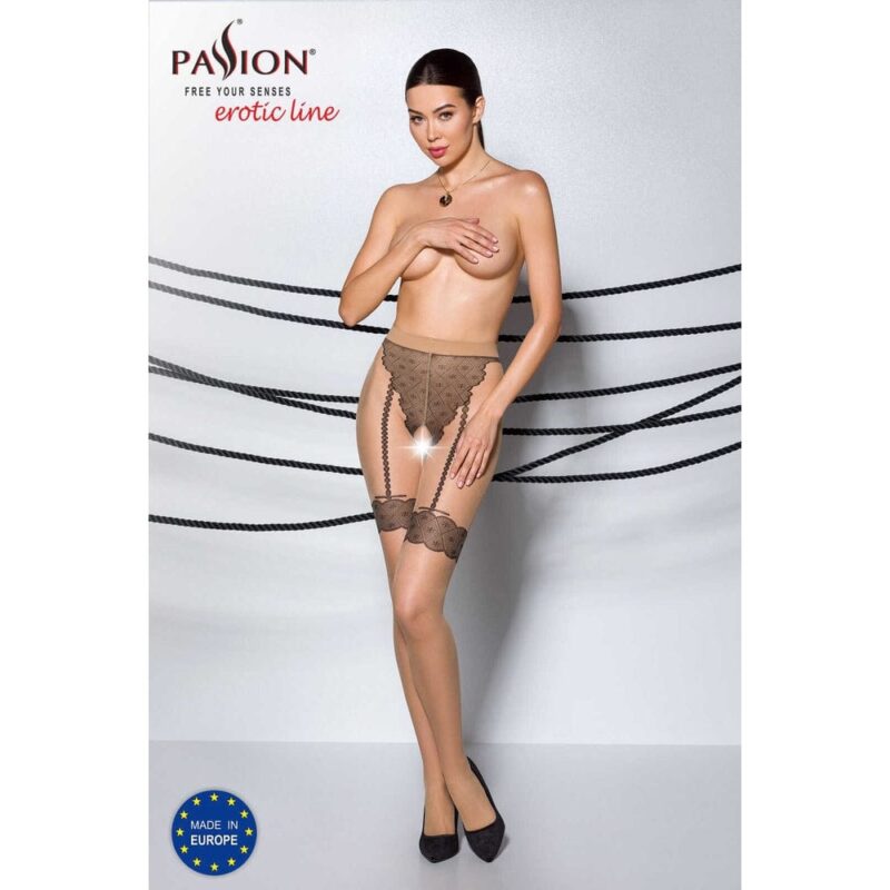Tiopen 016 Collant Aperti 20 Den - Beige - immagine 5