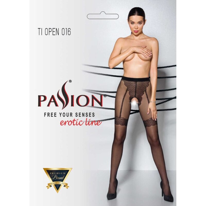 Tiopen 016 Collant Aperti 20 Den - Nero