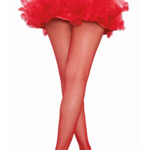 Collant a rete rosso con piedi rinforzati eleganti resistenti moda comfort tessuto leggero femminile