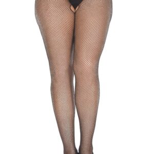 collant rete aperto cavallo sexy italiano sensualità eleganza audace raffinato trasparente nylon morbido confortevole valorizzante femminilità seducente glamour