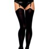 Calze a rete fine opache nere reggicalze elegante donna scarpe tacco alto sensualità raffinata