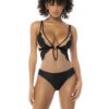 Body Flora nero nude rete trasparente spalline regolabili design elegante femminile sensuale raffinata seducente