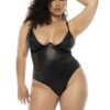 bodyperizoma bibi wetlook nero seducente elegante raffinato ferretti spalline regolabili modellante effetto snellente invisibile aderenti comfort microfibra seta tulle avvolgente