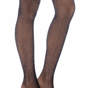 Calze a rete nere con strass scintillanti eleganti sensuali glamour femminilità lusso raffinato esclusivo