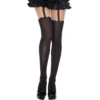 Collant fantasia effetto calze opache con reggicalze integrato nero elegante sensuale raffinata seducente femminile