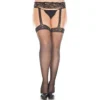 Collant nero taglia grande effetto reggicalze pizzo elegante sensuale raffinato donna raffinata seducente femminile