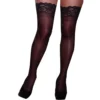 Calze autoreggenti nere taglie forti nylon pizzo eleganti femminili sensuali raffinate sensuale elegante raffinata