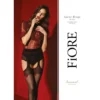 Bas giarrettiere Amore Rosso 20 DEN nero rosso elegante raffinato seducente sensuale raffinata femminile