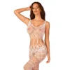 Body G330 Bianco Rete Trasparente Motivi Geometrici Sexy Elegante Femminile sensuale raffinata seducente sofisticata