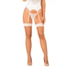 Calze reggicalze body pizzo bianco eleganza femminile seduzione raffinata completa sensuale elegante seducente sofisticata