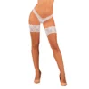 Calze autoreggenti Heavenlly base autoadesiva bianco pizzo elegante femminile trasparente sensualità raffinata morbidezza comfort