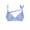 Reggiseno Shaderi blu minimalista coppe imbottite spalline regolabili elegante sensuale raffinata seducente femminile sofisticata