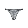 Perizoma trasparente corrosione effetto rete elastico design moderno elegante sensuale raffinata seducente femminile sofisticata