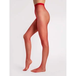 Collant Rete Rosso Audace Elastico Comfort Elegante Femminile Moderno sensuale raffinata seducente sofisticata lussuosa